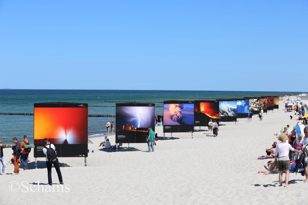 Ostseelagune Zingst, Exklusive Dhh, Strandnah, Sauna, Kamin, 3 Sz, 2 Baeder, Glasfaser, Haustierfrei, Garten Mit Suedterrasse, E-Ladesaeule, 2 Stellplaetze, Strandkorb, Fahrradschuppen, Waschmaschine, Trockner, Nichtraucher Bagian luar foto