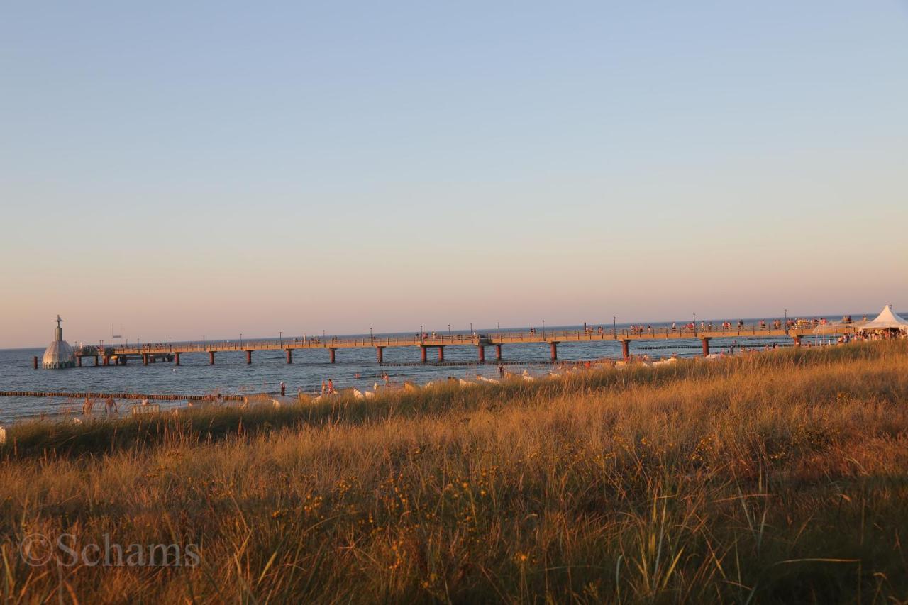 Ostseelagune Zingst, Exklusive Dhh, Strandnah, Sauna, Kamin, 3 Sz, 2 Baeder, Glasfaser, Haustierfrei, Garten Mit Suedterrasse, E-Ladesaeule, 2 Stellplaetze, Strandkorb, Fahrradschuppen, Waschmaschine, Trockner, Nichtraucher Bagian luar foto