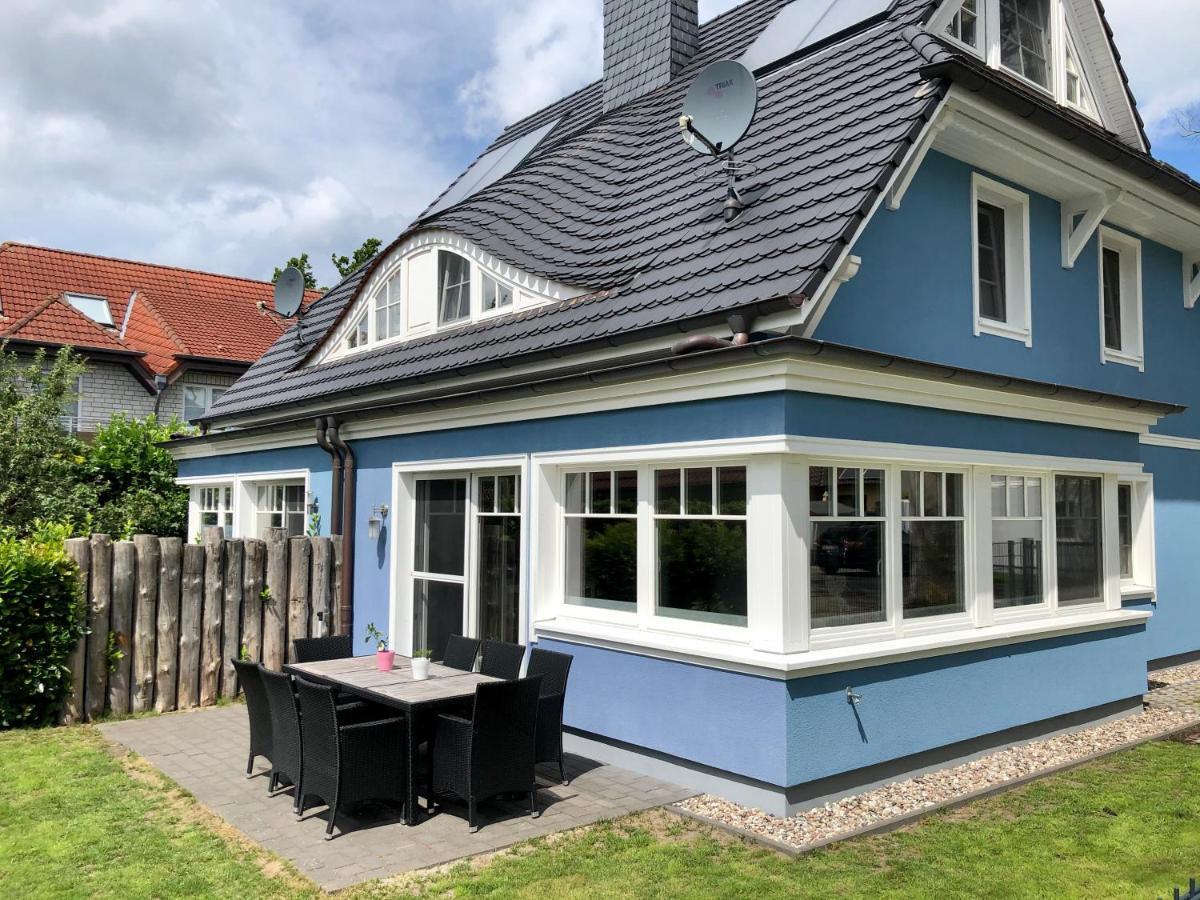 Ostseelagune Zingst, Exklusive Dhh, Strandnah, Sauna, Kamin, 3 Sz, 2 Baeder, Glasfaser, Haustierfrei, Garten Mit Suedterrasse, E-Ladesaeule, 2 Stellplaetze, Strandkorb, Fahrradschuppen, Waschmaschine, Trockner, Nichtraucher Bagian luar foto