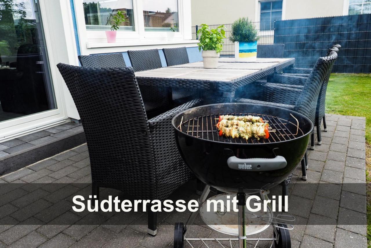 Ostseelagune Zingst, Exklusive Dhh, Strandnah, Sauna, Kamin, 3 Sz, 2 Baeder, Glasfaser, Haustierfrei, Garten Mit Suedterrasse, E-Ladesaeule, 2 Stellplaetze, Strandkorb, Fahrradschuppen, Waschmaschine, Trockner, Nichtraucher Bagian luar foto
