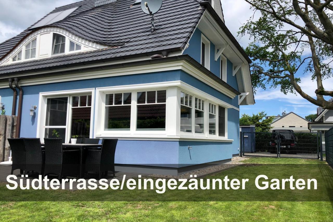 Ostseelagune Zingst, Exklusive Dhh, Strandnah, Sauna, Kamin, 3 Sz, 2 Baeder, Glasfaser, Haustierfrei, Garten Mit Suedterrasse, E-Ladesaeule, 2 Stellplaetze, Strandkorb, Fahrradschuppen, Waschmaschine, Trockner, Nichtraucher Bagian luar foto