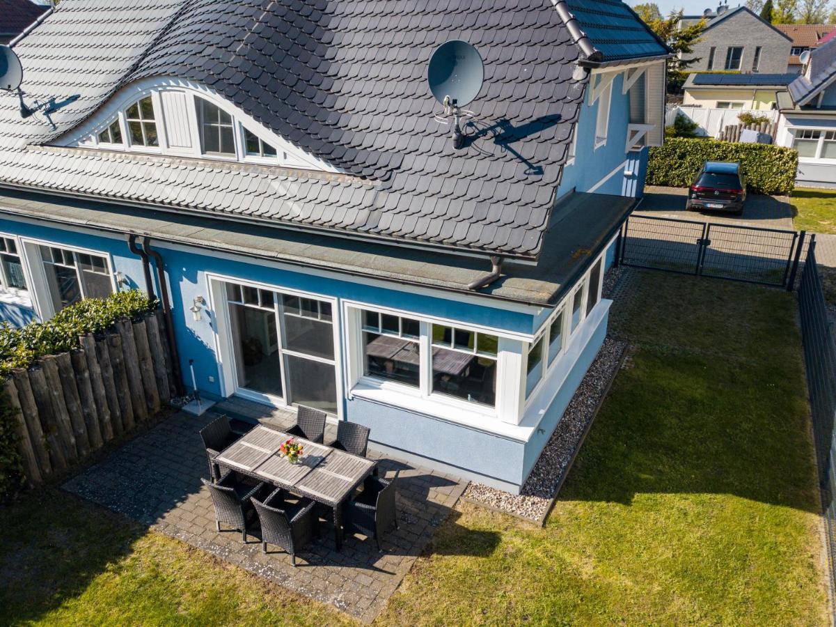 Ostseelagune Zingst, Exklusive Dhh, Strandnah, Sauna, Kamin, 3 Sz, 2 Baeder, Glasfaser, Haustierfrei, Garten Mit Suedterrasse, E-Ladesaeule, 2 Stellplaetze, Strandkorb, Fahrradschuppen, Waschmaschine, Trockner, Nichtraucher Bagian luar foto