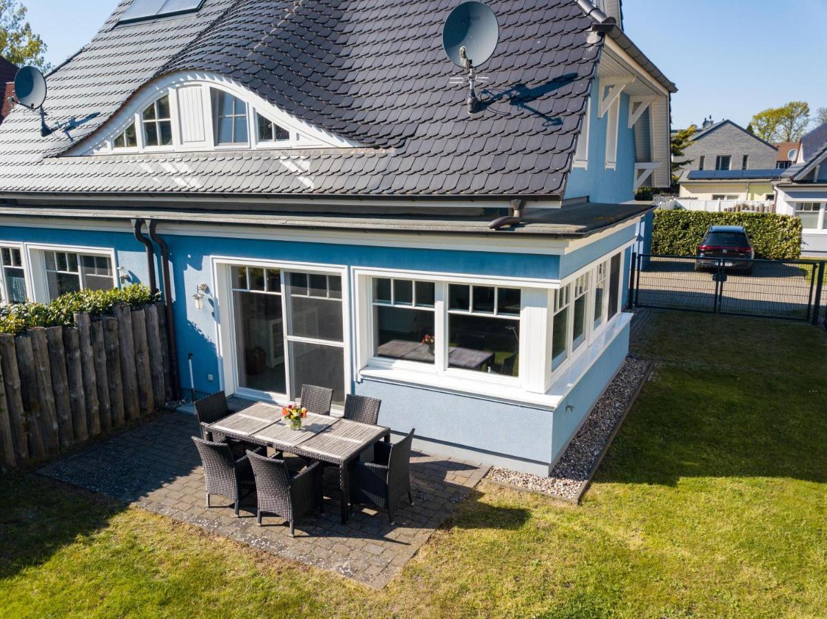 Ostseelagune Zingst, Exklusive Dhh, Strandnah, Sauna, Kamin, 3 Sz, 2 Baeder, Glasfaser, Haustierfrei, Garten Mit Suedterrasse, E-Ladesaeule, 2 Stellplaetze, Strandkorb, Fahrradschuppen, Waschmaschine, Trockner, Nichtraucher Bagian luar foto